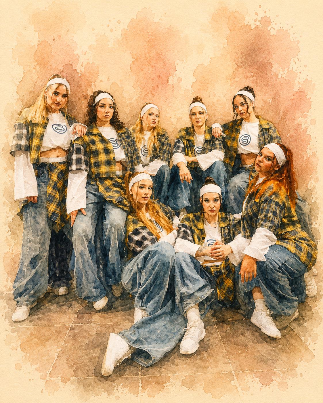 Allievi durante un corso di reggaeton